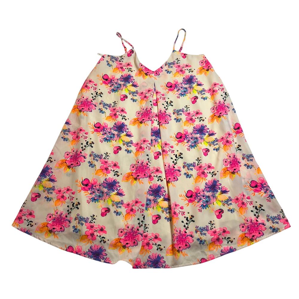 Romeo & Juliet Couture Sleeveless Floral A-Line Mini Dress Size S Bloomcore